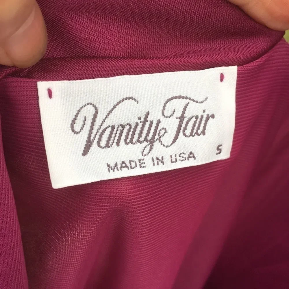 Vanity Fair Vintage gown & Robe Set S
